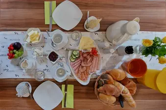Genussvoll frühstücken im Gästehaus Schwan